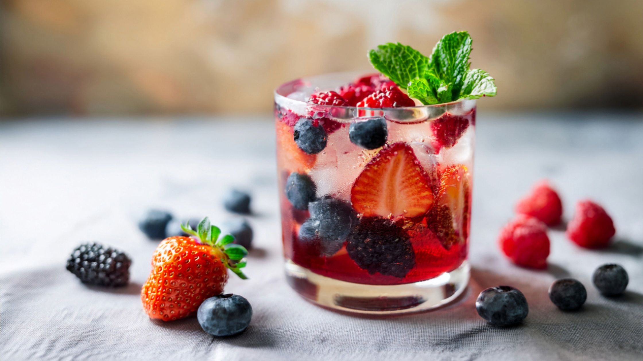Berry Gin: Refreshing & Herbal Cocktail